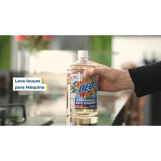 Kit Detergente Lava Louças Para Máquina + Secante Abrilhantador Profissional Deoline Premium