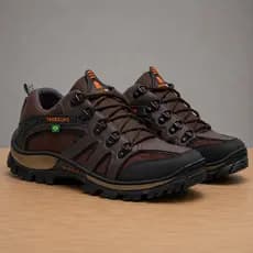 Tenis Adventure De Caminhada Trekking Trilha Resistente Coturno Cano Baixo