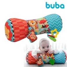 Almofada Rolinho De Atividades Mordedor Safari Tummy Time Buba +4MESES