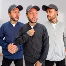 Jaqueta De Frio Sem Capuz Blusa De Moletom Canguru Peluciada Aberta Com Zíper Meia Estação Unissex P Ao G3
