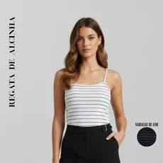 Blusa Regata Feminina De Alcinha Com Bojo Ribana Verão Básica Fresquinha Canelada Dia Das Mães
