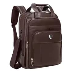Pasta Mochila Executiva Masculina Executiva Couro