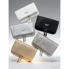Bolsa Feminina Transpassada 2 Alças Correntes Baladas Dia à Dia Festas
