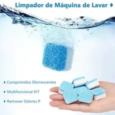Pastilhas para Limpeza de Máquinas de Lavar Roupas Efervescentes Multifuncional Máquinas de Lavar