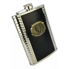Cantil Personalizado para Whisky e Vodka - Personalização Exclusiva, Design Elegante, Transporte Fácil