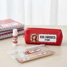 Kit Etiquetas Escolares Personalizadas Em Vinil Adesivo À Prova D’Água Infantil Volta As Aulas