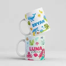 Caneca Personalizada Nome Infantil Personagens Presente Criativo Escola Volta Às Aulas E Decoração