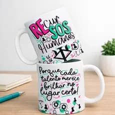 Caneca Estampada Profissão Cerâmica Curso Profissões Escritório