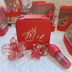 Kit Presente Mãe Vovó Amiga Professora Sogra Porta Joia Organizador Brindes Sortidos Sacola