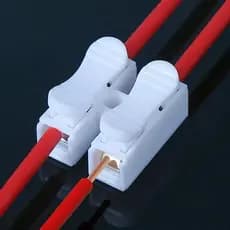Kit de Conector de Pressão Emenda Dupla Para Fios Conector Engate Rápido