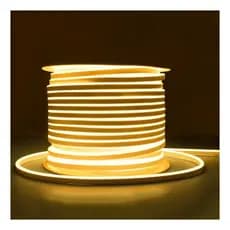 Kit 5 a 30metros Mangueira Fita LED Neon Flex Branco Quente/Branco Frio  3500K/6500K 110v/220V