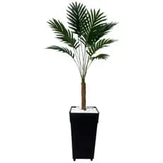 Planta Artficial  Palmeira Arranjo De Decoração Grande Com vaso Ratan Decorativo