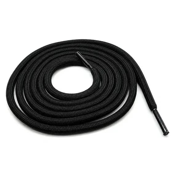 Cadarço Atacador Preto e Marrom Redondo 140 cm