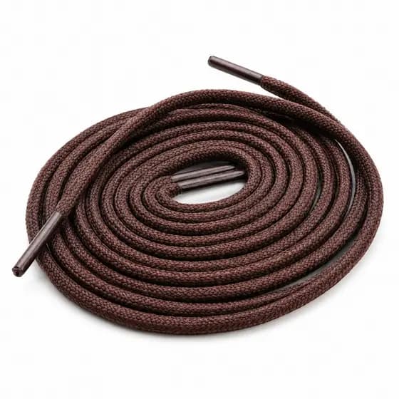 Cadarço Atacador Redondo  Preto ou Marrom 140 cm