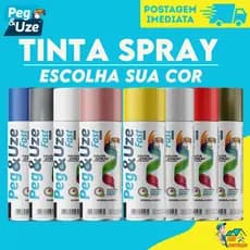 Tinta Spray Peg&Uze Premium 300ml Multiuso, Alta Cobertura, Secagem Rápida e Acabamento Profissional