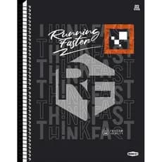 Caderno Universitário Masculino Capa Dura 10 Matérias – 160 folhas