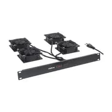 Kit Ventilação Racks Intelbras KVR 4V 4 Ventiladores 4 Coolers Bivolt Rack 19"