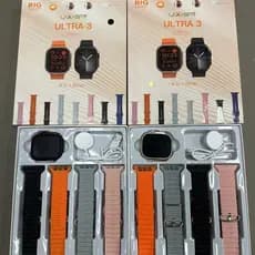 2025 Nova Ultra 3 Smartwatch 8 Em 1 PK T800 Carregamento Sem Fio Com 8 Alças