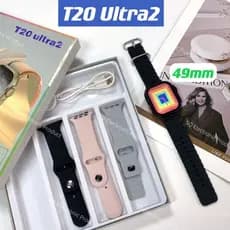 Smartwatch T20 Ultra 4 Pulseiras - App HiWatchPro + Carga Sem Fio Série 9