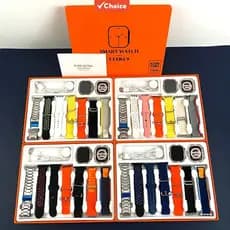 S100 Ultra 2 Novo Smartwatch 7 Em 1 Alças 49mm Full Touch Screen Sport