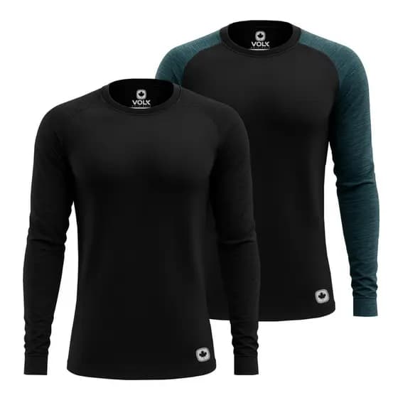 Kit 2 Camisetas Térmicas Masculina Segunda Pele Proteção Solar Uv50+ Academia Treino Praia