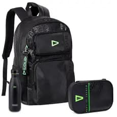 Kit Mochila Gamer Estojo Loud Reforçada Licenciada Escolar