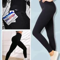 Legging bio ativa de compressão com bolso e cintura alta lipedema