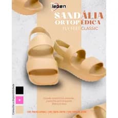 Sandalia ortopédica fly feet classic alivio de dores