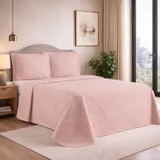 KIT Colcha Cobre Leito Premium Com 3 Peças Luxo Matelado Solteiro-Casal-Queen - Extra Macio
