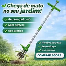 Extrator de Ervas Daninhas Removedor Portátil para Jardinagem