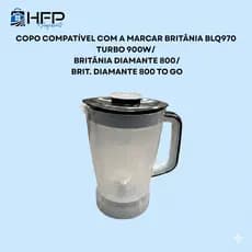 Copo compatível com a marca Britânia BLQ970 turbo 900w