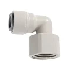 Conexão Plástico Bico 90° Rosca Fêmea 1/2 Saída 1/4 Ideal na Instalação de Filtros de Água