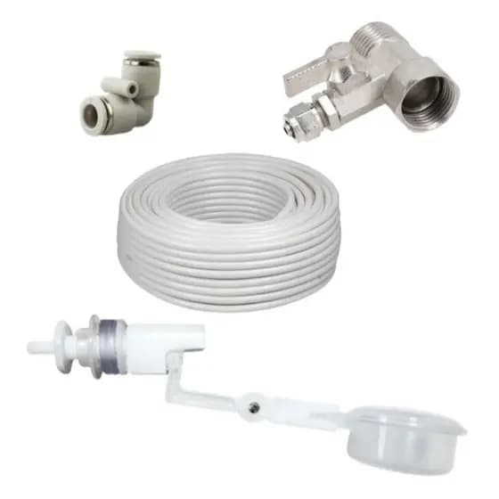 Kit Boia + Adaptador Registro Rosca Macho e Fêmea 1/2 e Saída 1/4 + Engate 1/4 + Mangueira 1/4