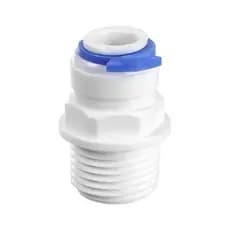 Conexão Reta Engate Rápido Rosca 1/2" Saída para Mangueira Atóxica 3/8”