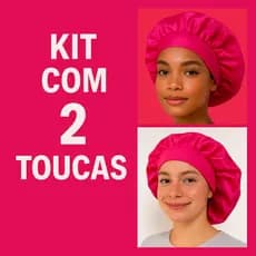 Kit 2 Touca | de Cetim premium | Boné De Aba Larga, Boné De Dormir Para Mulheres Cetim Faixa de Coz | touca Antifrizz |