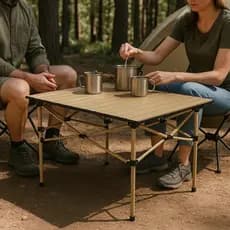 Mesa Dobrável Portátil Acampamento Pequenique Móvel Camping Praia Pescaria Almoço Jantar