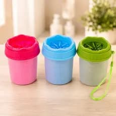 Copo Limpeza Patas Pet Portatil Seguro 600ml Higienizador Facil Uso Variadas Cores