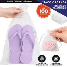 Sacos De Organza Branco Para Lembrancinha Presente Joias Casamento Embalagem Diversos tamanhos NL