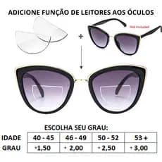 Lentes Adesivas Bifocais: Leitura & Sol Instantâneo
