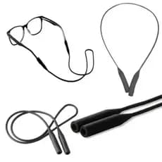 Ponteira Salva Óculos Silicone Antialérgico - Preto