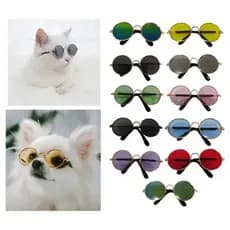 Óculos de Sol para Cachorro e Gato - Proteção UV, Leve e Ajustável - Para Passeios e Fotos