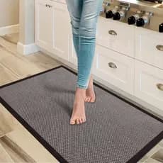 Tapete Antiderrapante Jolitex Piso Cozinha 50x70 Piquet Porta Entrada Capacho Borracha Lavável