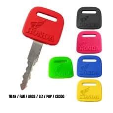 Protetor Capa De Chave Titan Fan Bros Biz Pop PCX CB300 Honda Colorido Universal