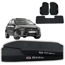 Tapete especifico Fiat Stilo 2003 á 2010 Sporting Attractive Blackmotion