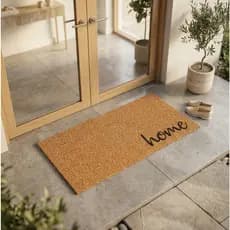 Tapete Capacho de Entrada 40cm x 75cm Vinil Terral Home Antiderrapante Seguro Kapazi
