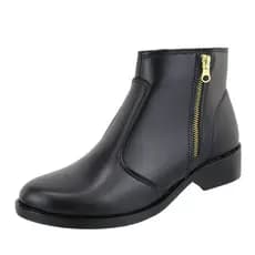 Bota Feminina Cano Curto Confortável Macia Lançamento