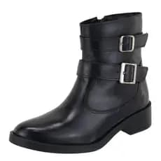 Bota em Couro Cano Curto Feminina Lançamento