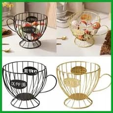 Cesta De Armazenamento De Cápsulas De Frutas De Café Porta E Organizador Para Home Cafe Hotel