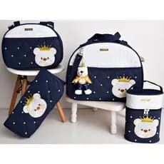 Kit Bolsa Maternidade Ursinho de Bebê