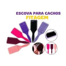 Escova Fitagem para Cachos Finalizadora Modeladora